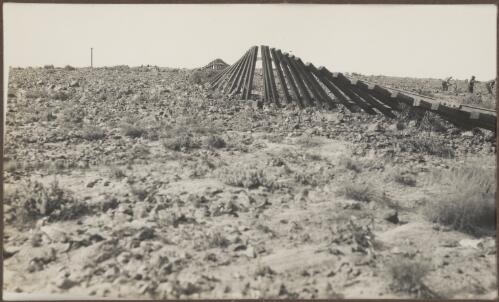 Twisted railway line near Hamilton River, 1939, 2 [picture] / Clarence Bernhardt