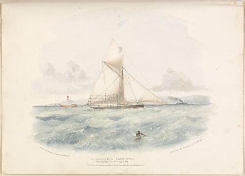 The celebrated yacht, Volante, ca. 1860 [picture]