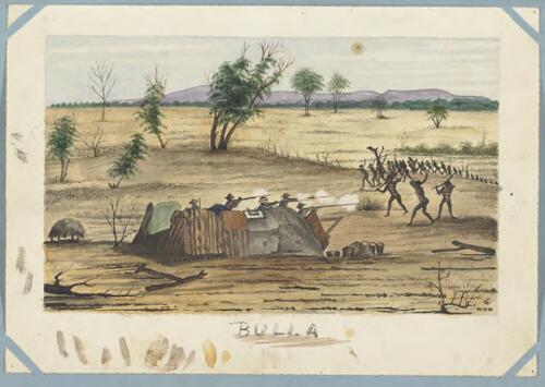 Bulla, Queensland, 1861 [picture] / W.O. Hodgkinson