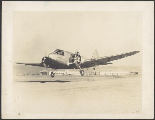 Charles Ulm's last flight, 1934 [picture]