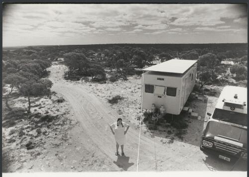 Sheila Bywater, Eucla, Western Australia, ca. 1975 [picture] / Bruce Howard