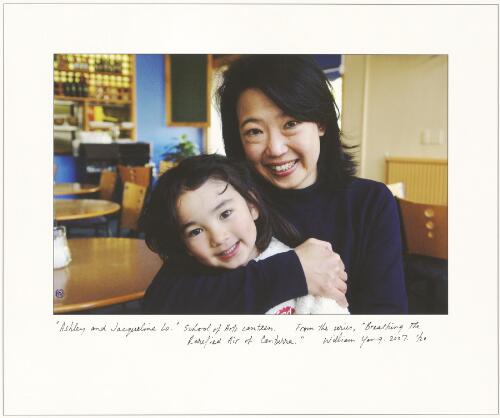 Ashley and Jacqueline Lo at School of Art canteen, Australian National University, Canberra, 2007 [picture] / William Yang