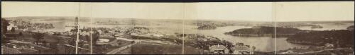 Panorama of Sydney from the North Shore [picture] / Charles Bayliss