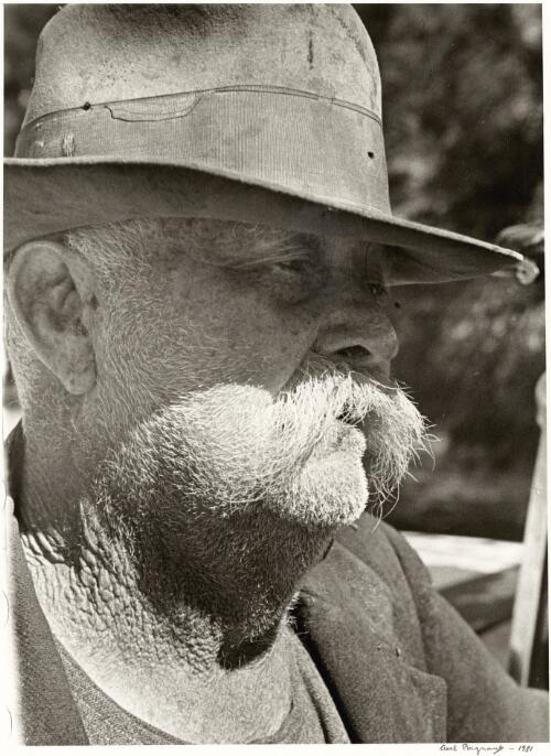 Portrait of Con Henry, Pingelly, Western Australia, ca. 1938 [picture] / Axel Poignant