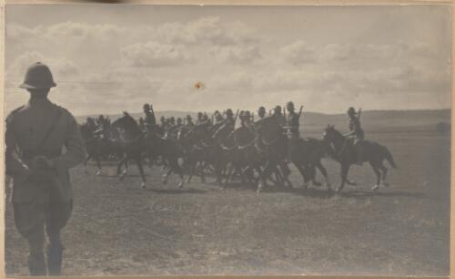 1st class at light horse parade for Sir Ian Hamilton, Duntroon, Canberra, March 1914