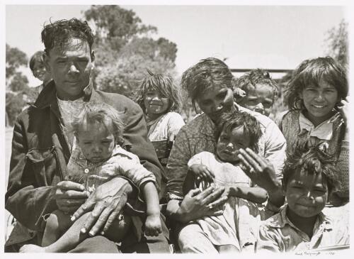 Jack Michael and his family, Pingelly, Western Australia, ca. 1938 [picture] / Axel Poignant
