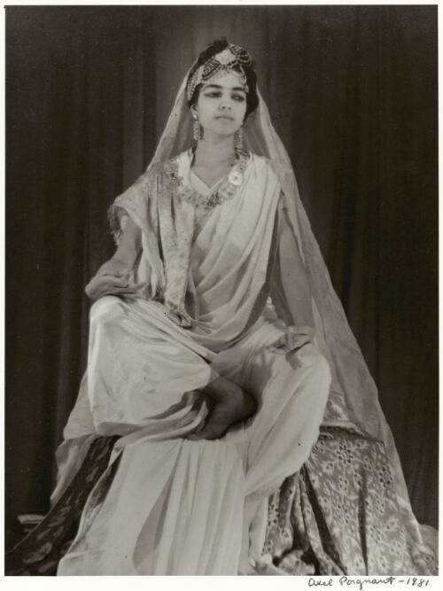 Portrait of Indian dancer Rukmini Devi, Sydney, New South Wales, ca. 1929 [picture] / Axel Poignant