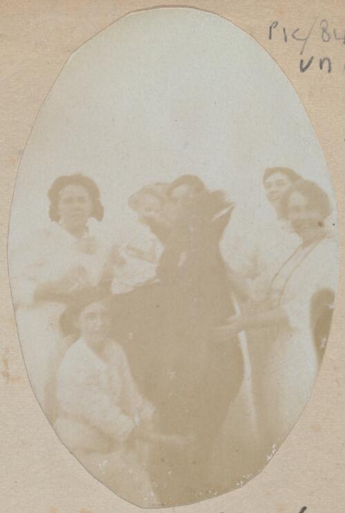 Five women and an infant at Royal Military College, Duntroon, Canberra, March 1914 / W.A.S. Dunlop