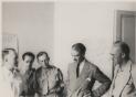 R.G. Casey talking with four unidentified officials, Cairo[?] 1942 [picture]