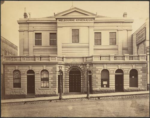 Melbourne Athenaeum, Victoria, ca. 1873 [picture] / American & Australasian Photographic Company