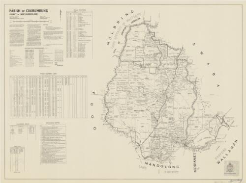 Parish of Coorumbung, County of Northumberland [cartographic material] / printed & published by Dept. of Lands Sydney