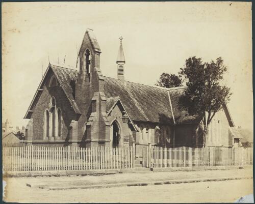 St. John's Church schoolhouse, Glebe, Sydney [picture] / Charles Bayliss