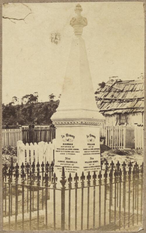 Grave of Joseph Jeffree and the Jeffree family, Hill End-Tambaroora Cemetery, Hill End, New South Wales, ca.1872 [picture]