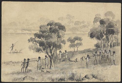 Scenes of Aboriginal families, Goulburn Valley Region, Victoria [picture] / Caroline Le Souef