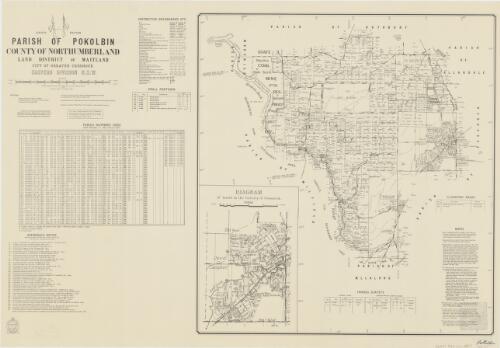 Parish of Pokolbin, County of Northumberland [cartographic material] : Land District of Maitland, City of Greater Cessnock, Eastern Division N.S.W. / compiled, drawn & printed at the Department of Lands, Sydney, N.S.W