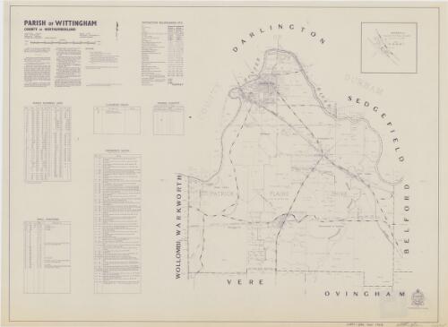 Parish of Wittingham, County of Northumberland [cartographic material] / printed & published by Dept. of Lands Sydney