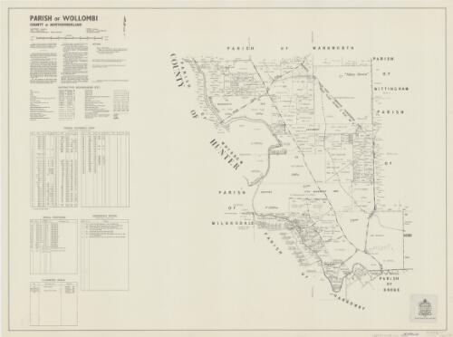 Parish of Wollombi, County of Northumberland [cartographic material] / printed & published by Dept. of Lands Sydney