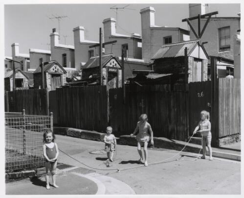 Children at play, Glebe, Sydney, 1964 [picture] / Raymond de Berquelle