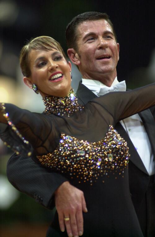[Unidentified dancers at the National Capital DanceSport Championships, AIS Sports Arena, Canberra, 30 June, 2002, 2] [picture] / Greg Power