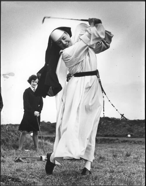 Sister Mary's sweet swing [picture] / Bruce Howard