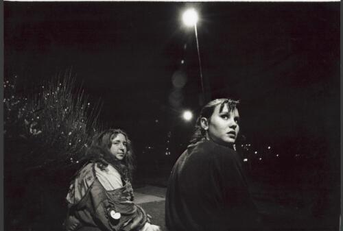 Two street kids on a cold night in the Melbourne suburb of Carlton in 1988 [picture] / Bruce Howard