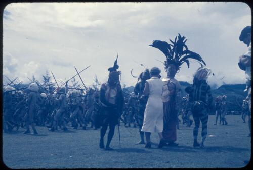 Mudmen, Goroka, between 1955 and 1960, [1] [transparency] / Tom Meigan