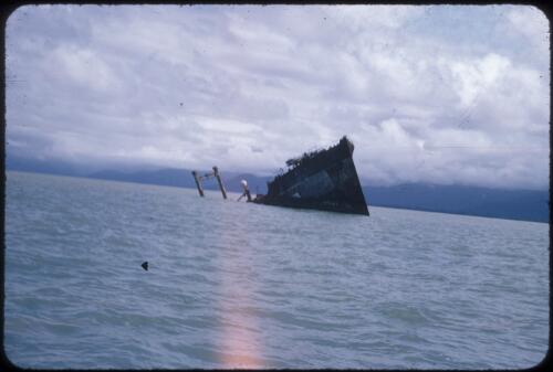 Wreck of the Tenyo Maru, between 1955 and 1960 [transparency] / Tom Meigan