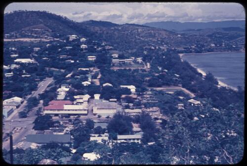 View of Port Moresby from Paga Hill, 1955 or 1956, [2] [transparency] / Tom Meigan