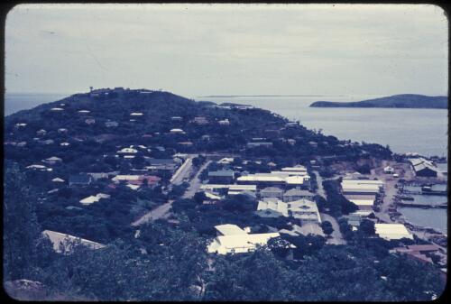 View of Port Moresby, 1955 or 1956 [transparency] / Tom Meigan