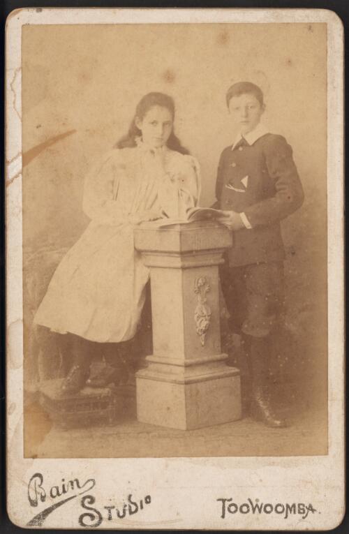 Pollie and William Charles Arcedeckne Vanneck [picture] / Bain Studio, Toowoomba
