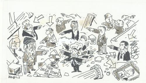 The buck stops here [Bob Hawke and the 1988 NSW election] [picture] / Moir