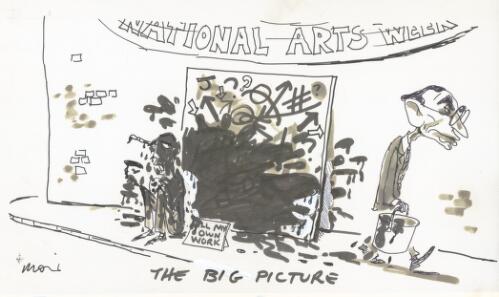 The big picture [Bob Carr critical of economic performance of Paul Keating's government] [picture] / Moir