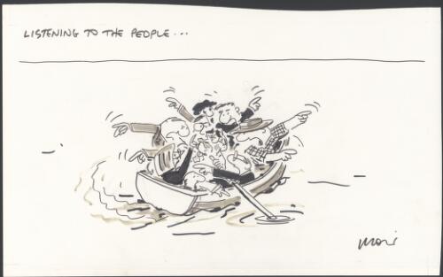 Listening to the people [John Howard] [picture] / Moir