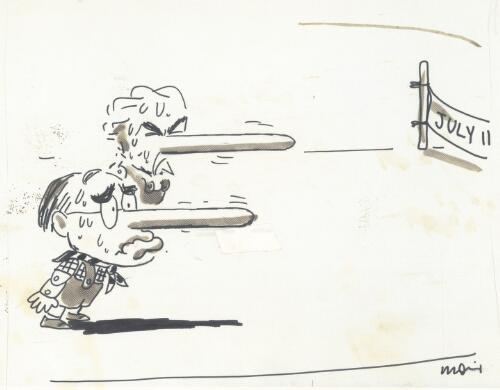 July 11, Election campaign,1998 [picture] / Moir