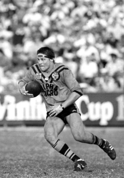 Wayne Pearce in a match at Sydney Football Stadium, New South Wales, 1989 [picture] / Ern McQuillan