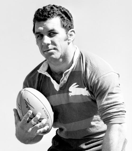 John Sattler in a match at South Sydney Oval, New South Wales, 1966 [picture] / Ern McQuillan