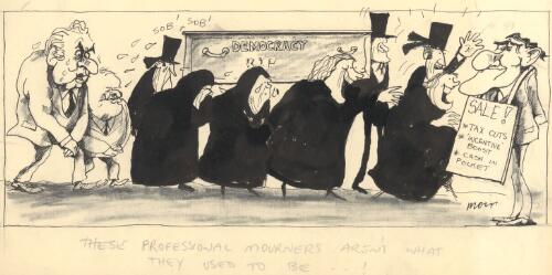 These professional mourners aren't what they used to be [Gough Whitlam, Malcolm Fraser] [picture] / Moir