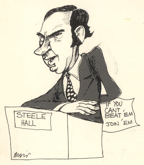 It was a matter of choosing the right philosophy [Steele Hall] [picture] / Moir