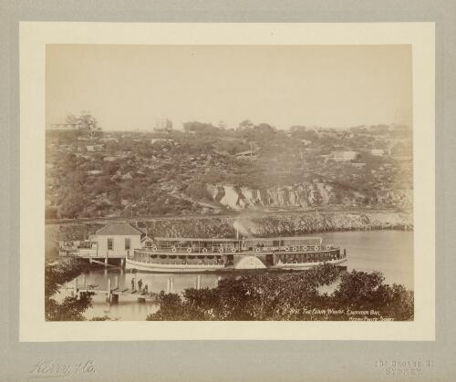 The ferry wharf, Lavender Bay, New South Wales, ca. 1895 [picture] / Kerry & Co