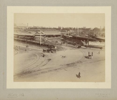 Original Redfern Railway Station, Sydney, ca. 1895 [picture] / Kerry & Co