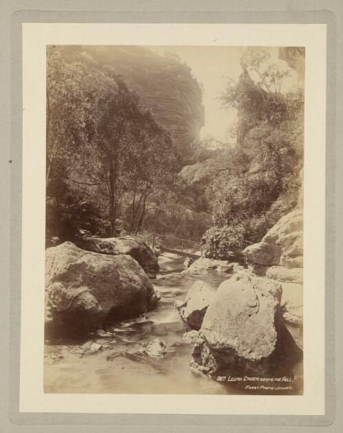 Leura Creek above the Falls, Blue Mountains, New South Wales, ca. 1895 [picture] / Kerry & Co