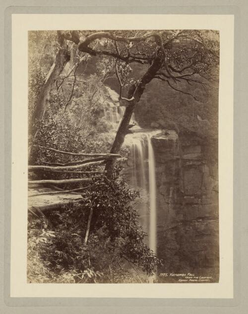Katoomba Falls from the lookout, Blue Mountains, New South Wales, ca. 1895 [picture] / Kerry & Co