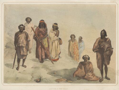 Aboriginal Australians of Port Phillip, Victoria, 1849 [picture]