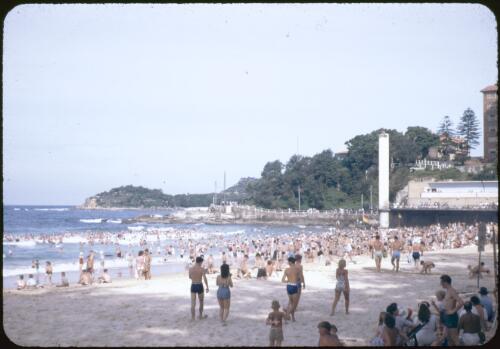 Manly Beach, Sydney, 22 February 1948 [transparency] / Robert Miller