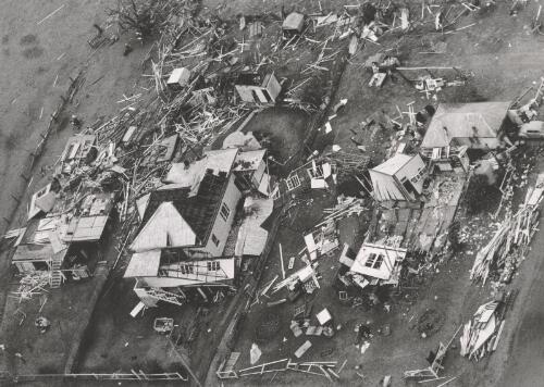 Aftermath of the Killarney tornado, Queensland, 26 November 1968 [picture] / Bruce Postle