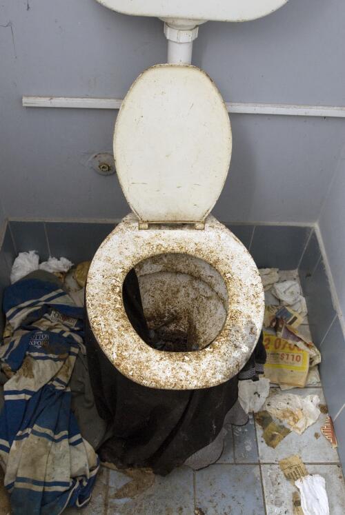 Toilet in the Stewart Street squat, Northbridge, Perth, Western Australia, 2008 [picture] / Darren Clark