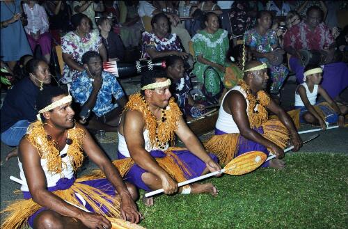 Torres Strait Island men who are members of the Arpaka Dance Group, Thursday Island, Queensland, 2008 [picture] / Charles J. Page