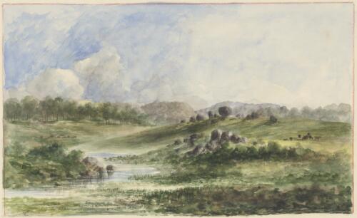 Stonehenge, Beardie [i.e. Beardy] Plains, New South Wales, ca. 1848 [picture] / [Edward Thomson]