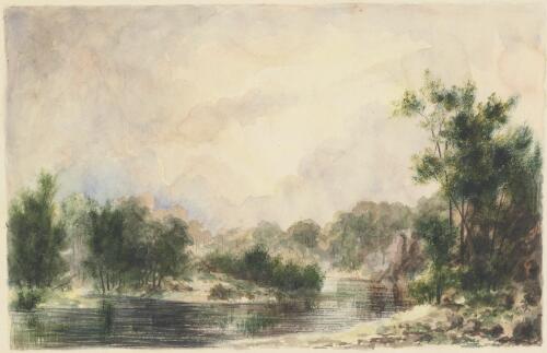 Clarence River, New South Wales, ca. 1848, 1 [picture] / [Edward Thomson]