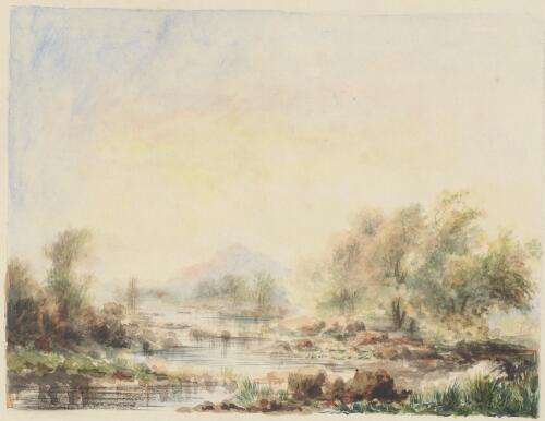 On Guyra Creek, New South Wales, ca. 1848 [picture] / [Edward Thomson]